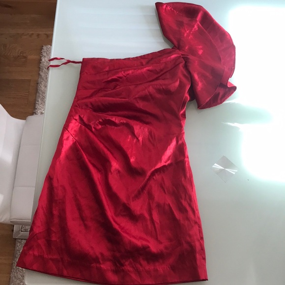 Red cocktail dress - Picture 5 of 7